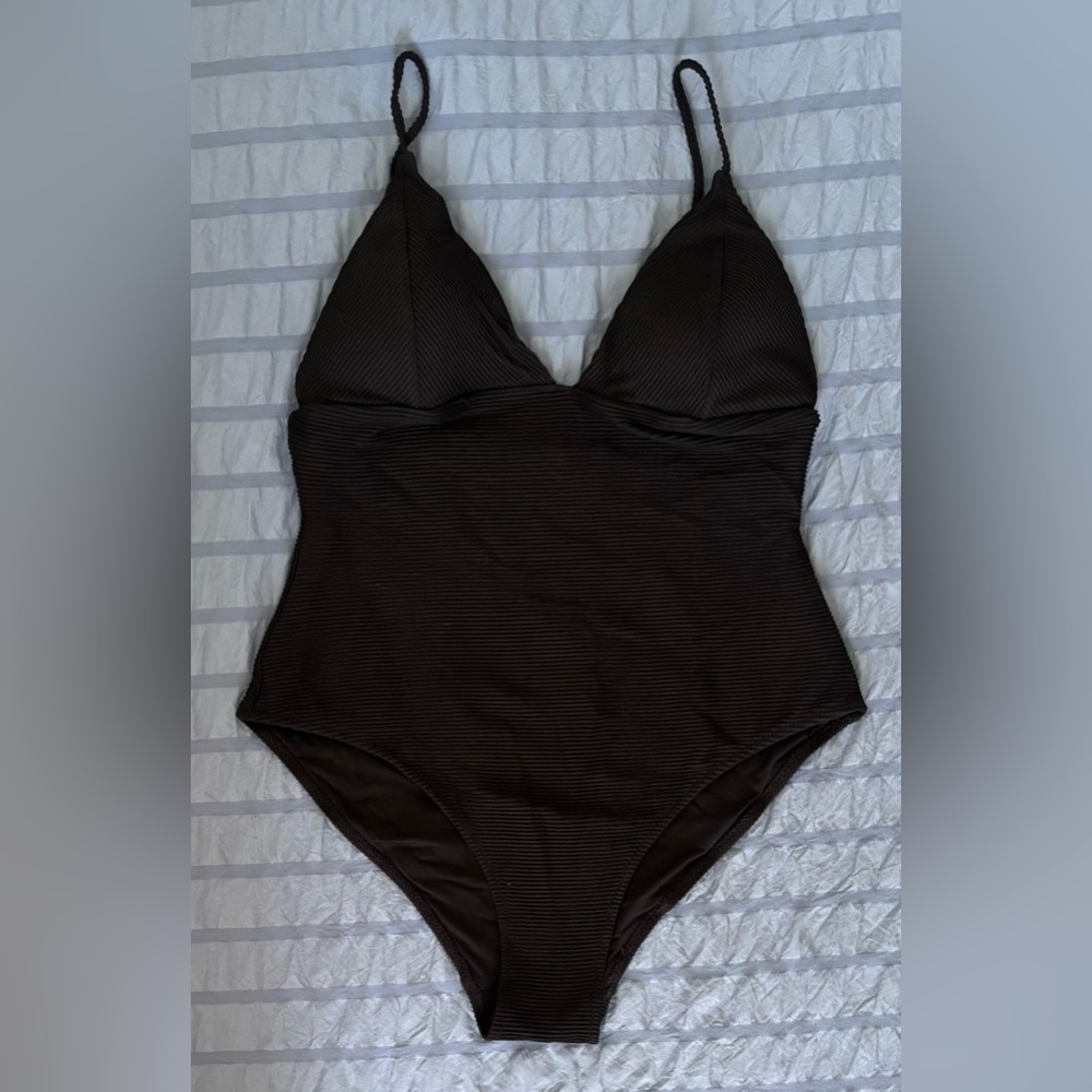 Black One-Piece Swimsuit. Brand new — never used.